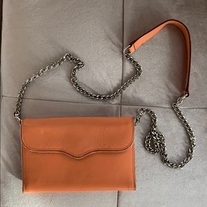 Rebecca Minkoff Peach Leather Wallet Purse